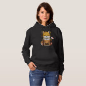 Pull À Capuche Fox Boire Boba Bubble Tea Lover (Devant entier)