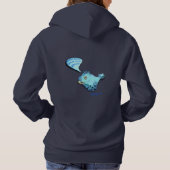 Pull À Capuche frappée, bande dessinée, autocollante, qui suis-je (Dos)