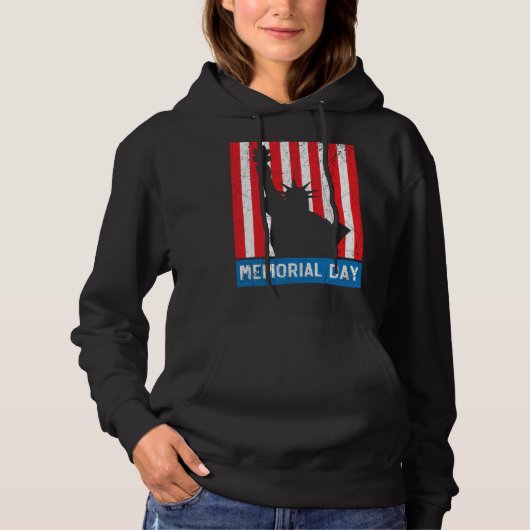 Pull À Capuche Freedom Patriotic Veteran USA Flag American Memori (Devant)