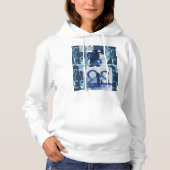 Pull À Capuche Fréquences Estompées (Devant)