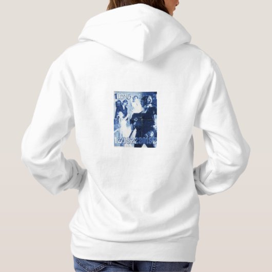 Pull À Capuche Fréquences Estompées (Dos)