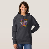 Pull À Capuche Friandises d'Halloween Chaudron de friandises effr (Devant entier)