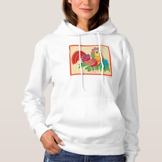 Pull À Capuche Frida Kahlo Chicken Graphic (Devant)