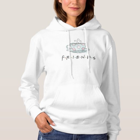 Pull À Capuche FRIENDS™ | Tasse à café Aquarelle (Devant)