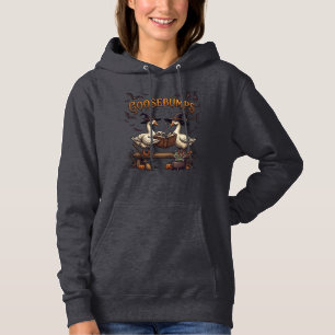 Pull À Capuche Frissons d'Halloween Oies Chapeaux de Sorcière Liv
