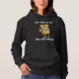 Pull À Capuche Fromage Grillé cool Art Pour Filles Enfants Sandwi