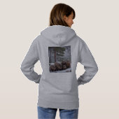 Pull À Capuche Frozen Burrow : famille australienne Wombat (Dos entier)