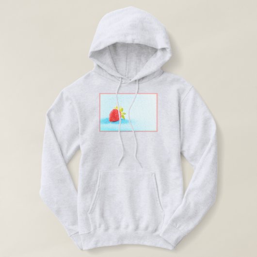 Pull À Capuche "Fruit de fraise" Photo mignonne. Acheter maintena (Design devant)