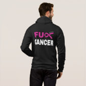 Pull À Capuche FU CANCER...Cancer du sein (Dos entier)