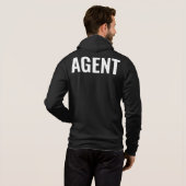 Pull À Capuche FUGITIVE RECOVERY AGENT Homme Fleece Zip Jogger Ho (Dos entier)