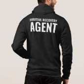 Pull À Capuche FUGITIVE RECOVERY AGENT Homme Fleece Zip Jogger Ho (Dos)