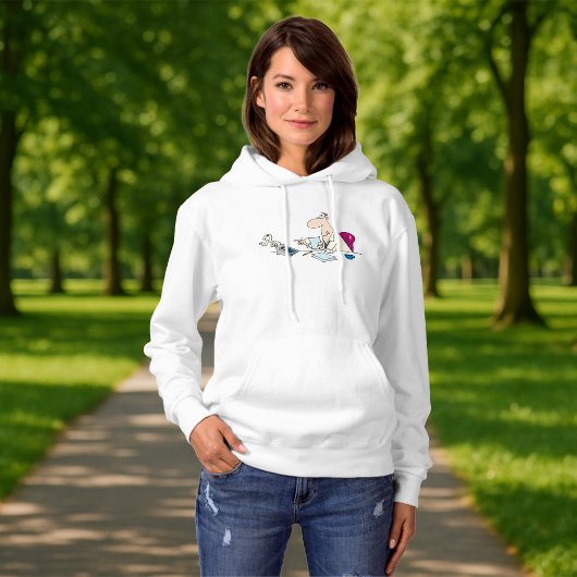 Pull À Capuche Funny Cartoon Comptable Bureau Humour