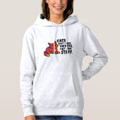 Pull À Capuche Funny Cat Quote Hoodie (Devant)