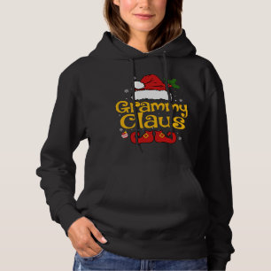 Pull À Capuche Funny Père Noël Grammy Claus Noël Famille Matching