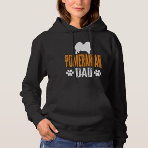 Pull À Capuche Funny Poméranian Papa Perfect Poméranian Dog Owner