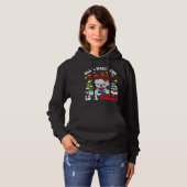 Pull À Capuche Funny Santa Hat Koala Tout Ce Que Je Veux Pour Noë (Devant entier)
