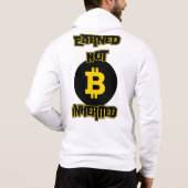 Pull À Capuche Gagné non hérité™ Bitcoin Crypto Flex Edition (Dos)