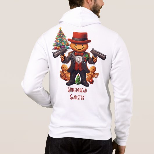 Pull À Capuche Gangster de pain d'épices (Dos)