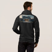 Pull À Capuche Garage Tech Upgrade men black Bella hoodie back (Dos entier)