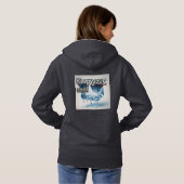 Pull À Capuche Gardez Votre Calme Cube de Glace Lunettes de Solei (Dos entier)