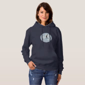 Pull À Capuche Gardien du drapeau du pôle Sud Antarctique (Devant entier)