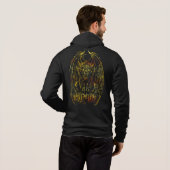 Pull À Capuche Gargouille au Clair de Lune : Ouvrage d'art gothi (Dos entier)