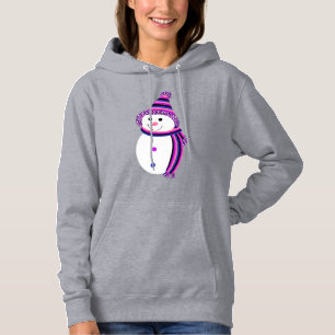 Pull À Capuche Genderfluide Fierté drapeau Snowman Snowperson