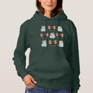 Pull À Capuche Ghost Cat And Coquette - Halloween Amoureux de les