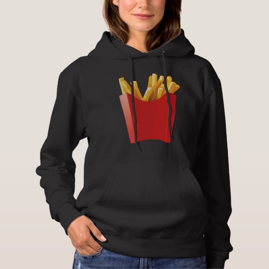 Pull À Capuche Giant French Fries fait un excellent costume d'Ha (Devant)