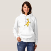 Pull À Capuche Giraffe au ruban (Devant entier)