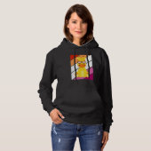 Pull À Capuche Giraffe With Pride Lesbian Flag LGBTQ Proud Ally P (Devant entier)