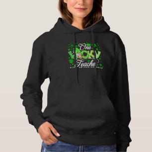 Pull À Capuche Gnome Cute One Lucky Teacher St Patrick S Day Sham