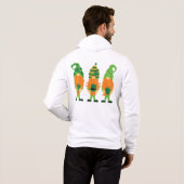 Pull À Capuche Gnomes de la Saint-Patrick-59065 (Dos entier)