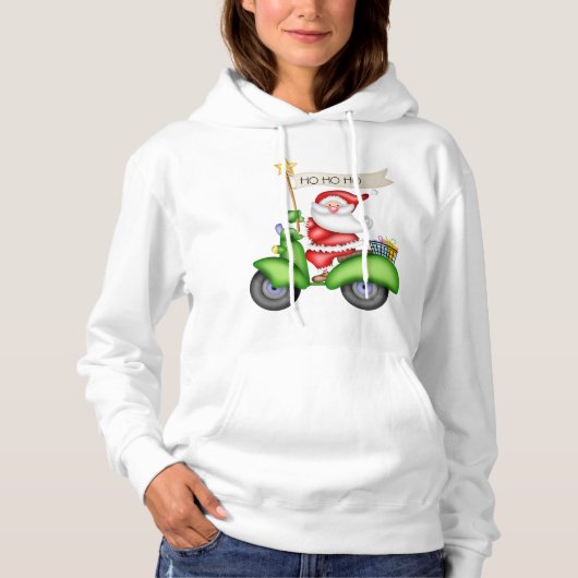Pull À Capuche Golf Cart Père Noël (Devant)
