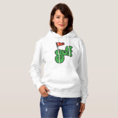 Pull À Capuche Golf Wang Vert vibrant et Rouge (Devant entier)