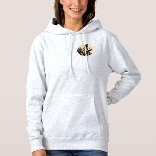 Pull À Capuche Good Vibes & High Tides Womens (Devant)