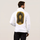 Pull À Capuche Gothic Cross Archway Zip Hoodie - Salvation Light (Dos entier)