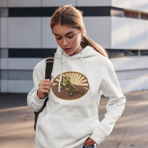 Pull À Capuche Grader rétro