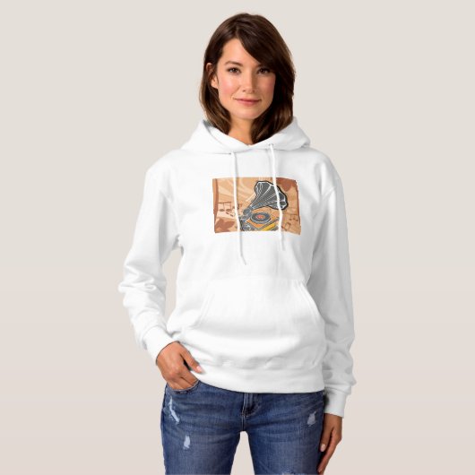 Pull À Capuche Gramophone (Devant entier)