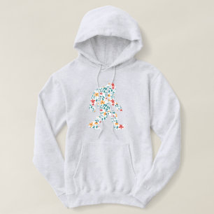 PULL À CAPUCHE GRAND BIGFOOT FLORAL