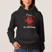 Pull À Capuche Grandpa Congenital Heart Defect Warrior CHD Awaren (Devant)