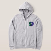 Pull À Capuche Graphisme de ballon de football néo-futuriste (Poser)