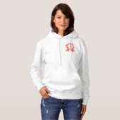 Pull À Capuche Gratitude Numéro Une maman lauréat du prix ruban (Devant entier)