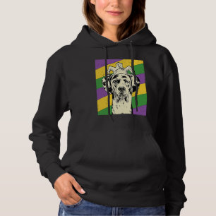 Pull À Capuche Great Dane Jester Mardi Gras Chien Maman ou Papa