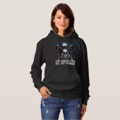 Pull À Capuche Grec Par Sang Américain Par Naissance Patriote Par (Devant entier)