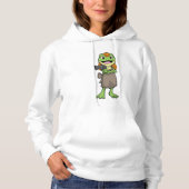 Pull À Capuche Grenouille en coiffeur avec sèche-cheveux (Devant)