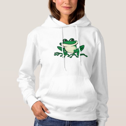 Pull À Capuche Grenouille verte (Devant)