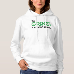 Pull À Capuche Grinch est mon animal spirituel Citation