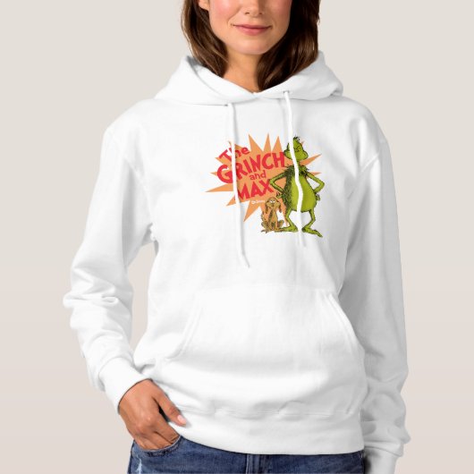 Pull À Capuche Grinch | Grinch & Max Starburst (Devant)