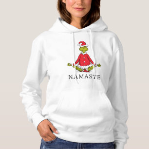 Pull À Capuche Grinch Namaste Père Noël